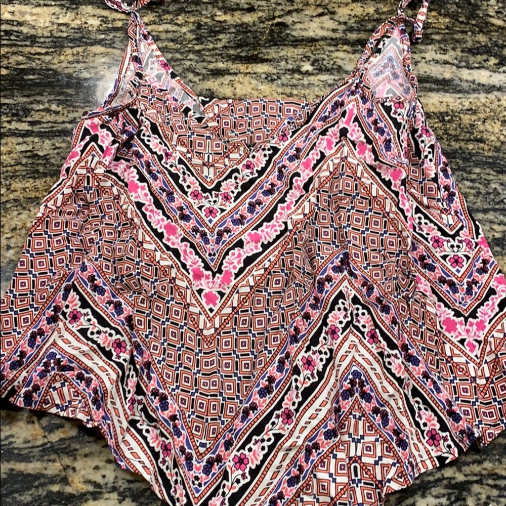 Swing tank top Aztec design